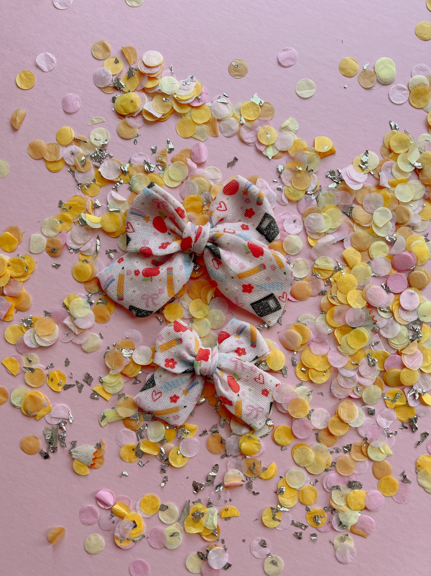 Pink School Days Bow Collection