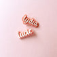 Cowgirl Acrylic Hair Clip